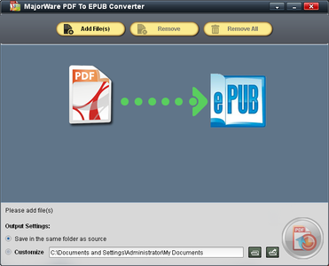 Majorware PDF to EPUB Converter v3.1.0.0 Portable