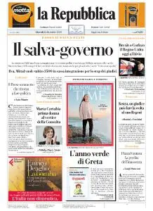 la Repubblica - 12 Dicembre 2019