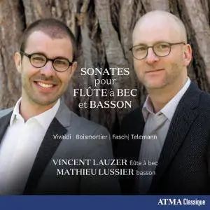 Vincent Lauzer & Mathieu Lussier - Sonates pour flûte à bec et basson (2017)