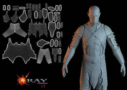 XRayUnwrap v1.5.1 For 3DsMax/Design 8 - 2011 32Bit & 64Bit 
