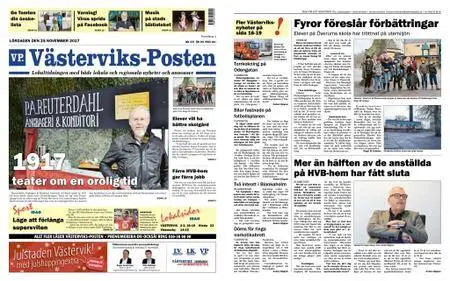 Västerviks-Posten – 25 november 2017