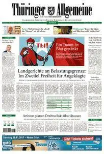 Thüringer Allgemeine Artern - 07. November 2017