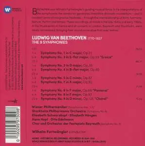 Beethoven - The 9 Symphonies - Wilhelm Furtwangler (2016) {5CD Set Warner Classics-Parlophone 0190295975098 rec 1940-1950}