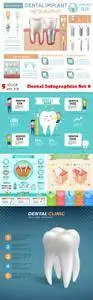 Vectors - Dental Infographics Set 8