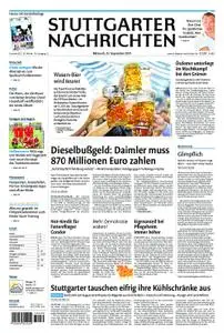 Stuttgarter Nachrichten Stadtausgabe (Lokalteil Stuttgart Innenstadt) - 25. September 2019