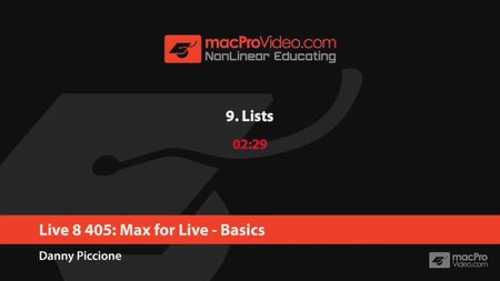 MacProVideo - Live 8 405: Max For Live: Basics