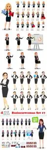 Vectors - Businesswoman Set 17