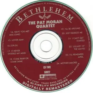 Pat Moran - The Pat Moran Quartet (1957) {2CD Set, Bethlehem 20-50022 rel 1992}