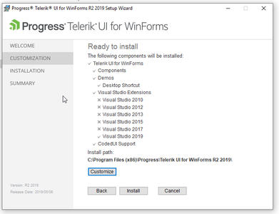 Telerik Ultimate Collection for .NET 2019 R2