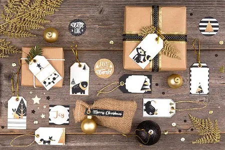 CreativeMarket - Printable Christmas Gift Tags