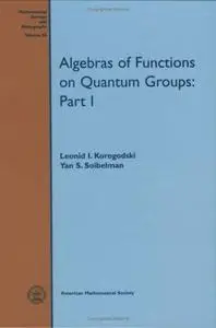 Algebras of functions on quantum groups. Part I