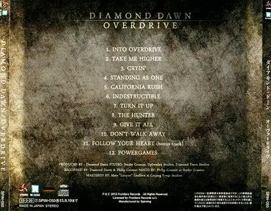 Diamond Dawn - Overdrive (2013) [Japanese Ed.]