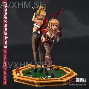 Azerama - Bunny Girls, Marin and Mordred