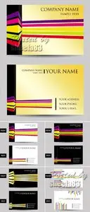 Modern Business Cards Vector