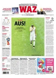 WAZ Westdeutsche Allgemeine Zeitung Essen-Postausgabe - 28. Juni 2018