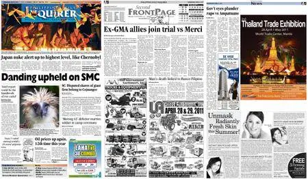 Philippine Daily Inquirer – April 13, 2011