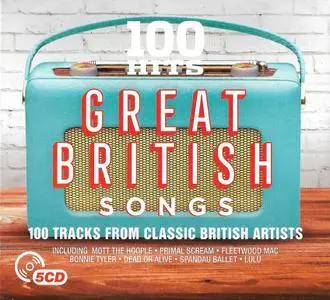 V.A. - 100 Hits - Great British Songs (5CD Box Set, 2017)