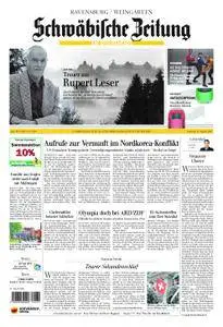 Schwäbische Zeitung Ravensburg - 12. August 2017