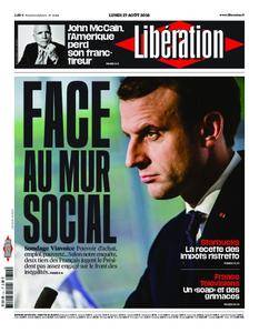 Libération - 27 août 2018