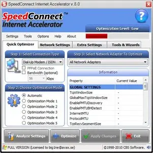 SpeedConnect Internet Accelerator 8.0 PROPER