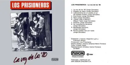 Los Prisioneros - La voz de los 80 (1984)