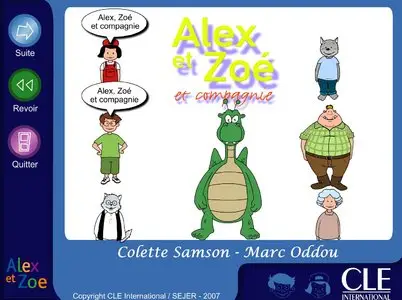 Alex et Zoé et compagnie - Livre de l'élève, CDRom Mac/PC, 6 CD audio (Niveau 1 et 2)