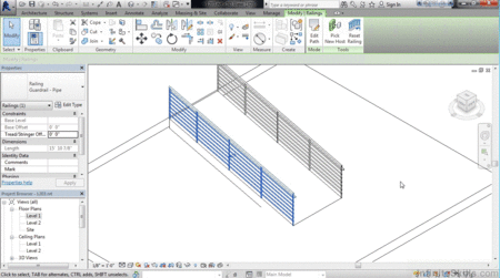 Revit - Stairs And Railings 