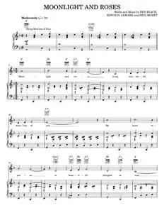 Moonlight And Roses (Bring Mem'ries Of You) - Bonnie Guitar (Piano-Vocal-Guitar)