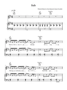 Safe - Westlife (Piano-Vocal-Guitar (Piano Accompaniment))
