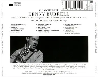 Kenny Burrell - Midnight Blue (1963) [RVG Edition, 1999]