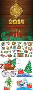 Vector - Christmas elements 2014