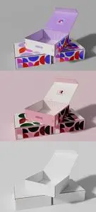 Stacked Boxes Mockup 607868789
