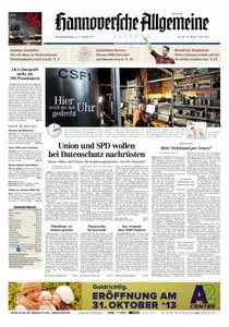 Hannoversche Allgemeine Zeitung - 26.10.2013