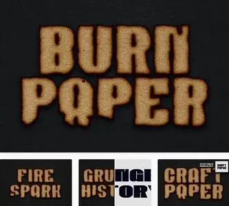 Burn Paper Text Effect - 9LPPKWK