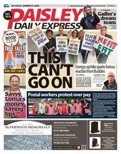 Paisley Daily Express – 27 August 2022