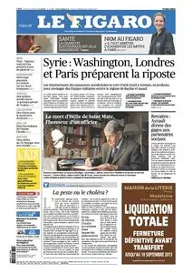  Le Figaro – Mardi 27 Août 2013
