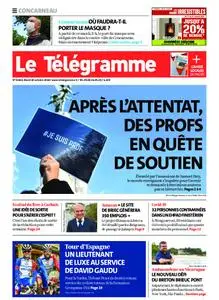 Le Télégramme Concarneau – 20 octobre 2020