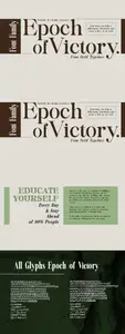 Epoch of Victory // Family Font Serif BLFH5Q7