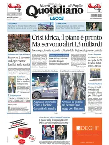 Quotidiano di Puglia Lecce - 28 Ottobre 2025