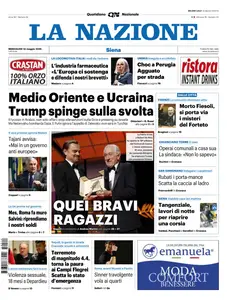 La Nazione Siena - 14 Maggio 2025