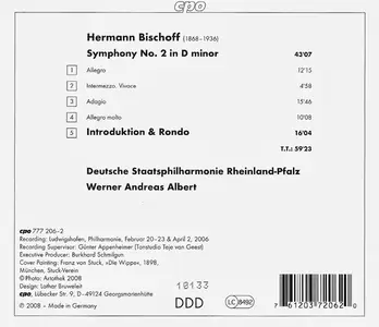 Staatsphilharmonie Rheinland-Pfalz, Werner Andreas Albert - Hermann Bischoff: Symphony No. 2 (2008)