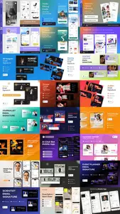 24 UX and UI Kits Templates Bundle 18