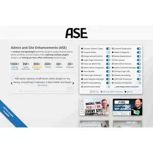 Admin and Site Enhancements (ASE) Pro v8.8.3