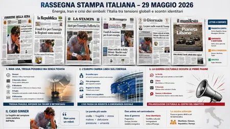 Rassegna stampa italiana — 29 maggio 2026