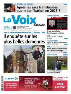 La Voix Le Bocage - 2 Octobre 2025