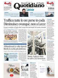 Quotidiano di Puglia Lecce - 11 Gennaio 2025