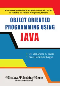 Object Oriented Programming using JAVA