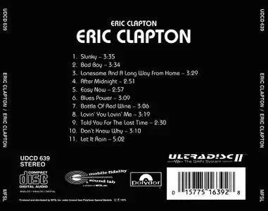 Eric Clapton - Eric Clapton (1970) [MFSL, UDCD 639]