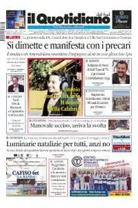 il Quotidiano del Sud Catanzaro, Lamezia e Crotone - 15 Dicembre 2018