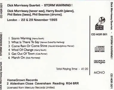 Dick Morrissey - Storm Warning! (1965) {Homegrown-Mercury CD HGR001}